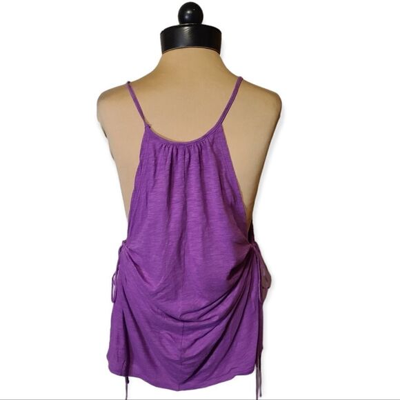 Victoria's Secret Purple Drawstring Tank Small - Picture 2 of 4